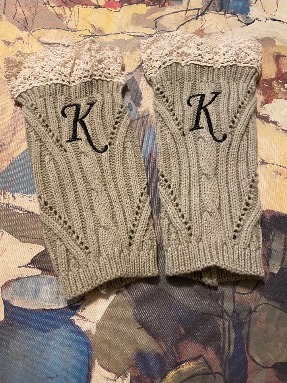 Monogram “K” Boot accessories
